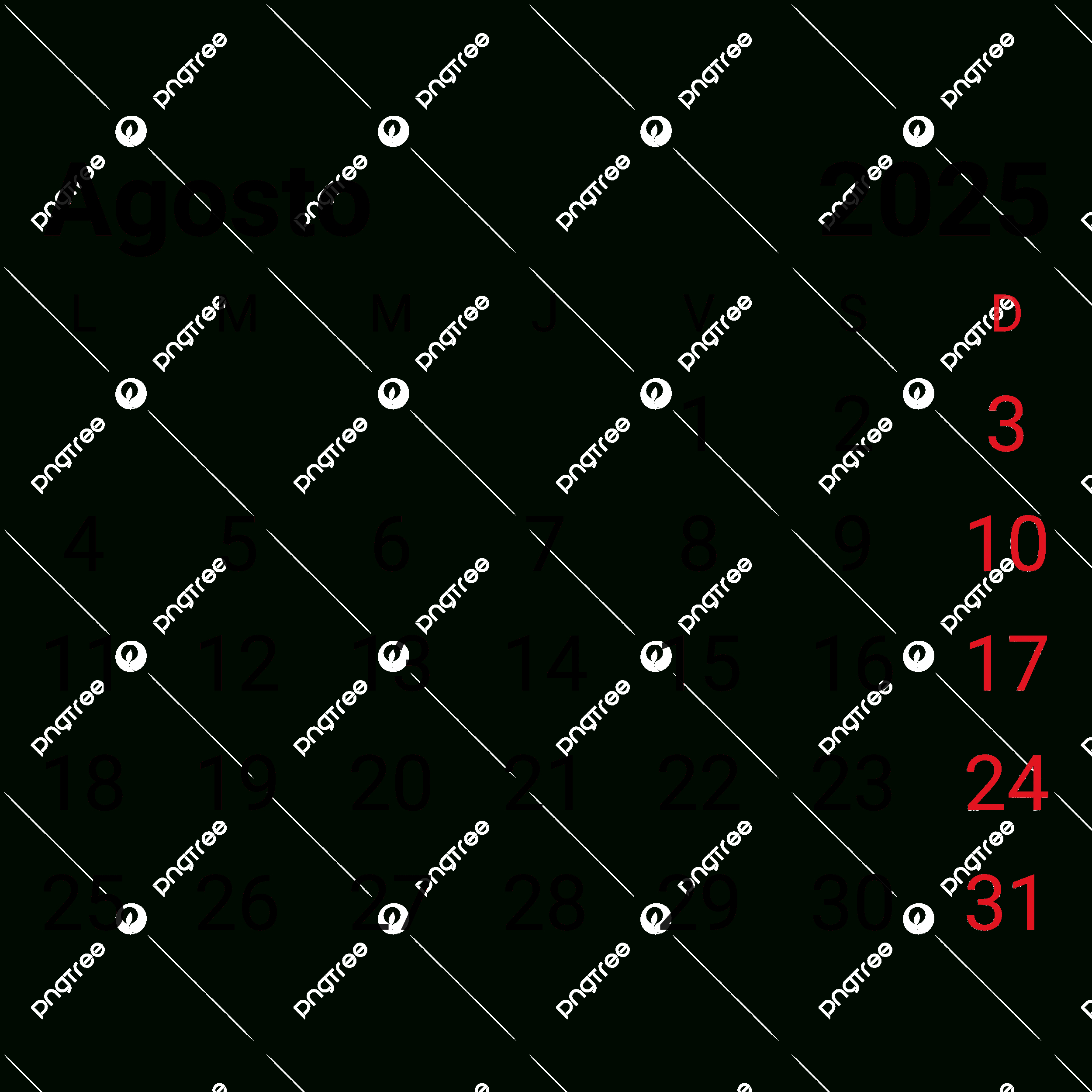 2025 August Monthly Spanish Calendar Vector, 2025 August Monthly within August 2025 Calendar in Spanish