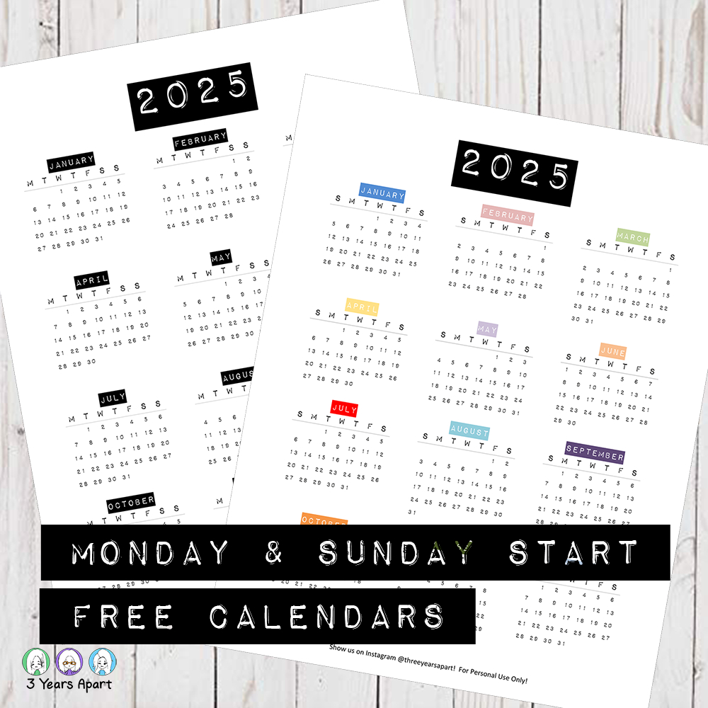 2025 Calendar Free Printable | Bullet Journal And Planner Free intended for August Bullet Journal Calendar 2025