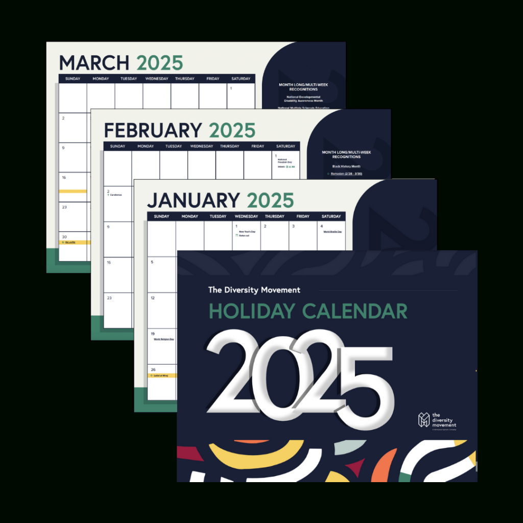 2025 Diversity Holidays Calendar - The Diversity Movement pertaining to August Diversity Calendar 2025