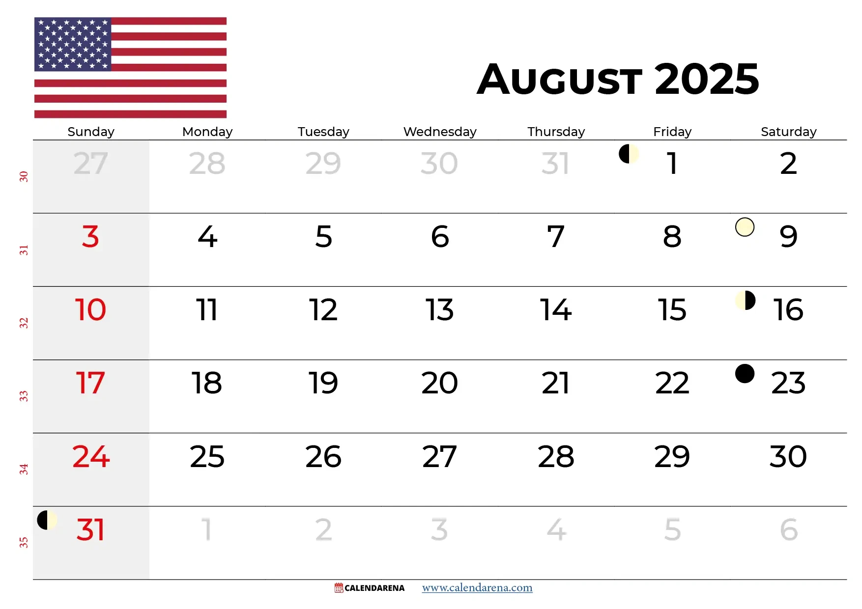 August 2025 Calendar With Holidays pertaining to Calendar Events For August 2025