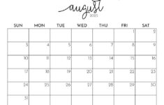 August 2025 Calendars – 107 Free Printables | Printabulls throughout August 2025 Calendar Printable With Lines