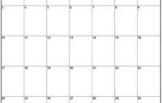 August 2025 Vertical Calendar | Portrait in Large August 2025 Calendar Printable Free
