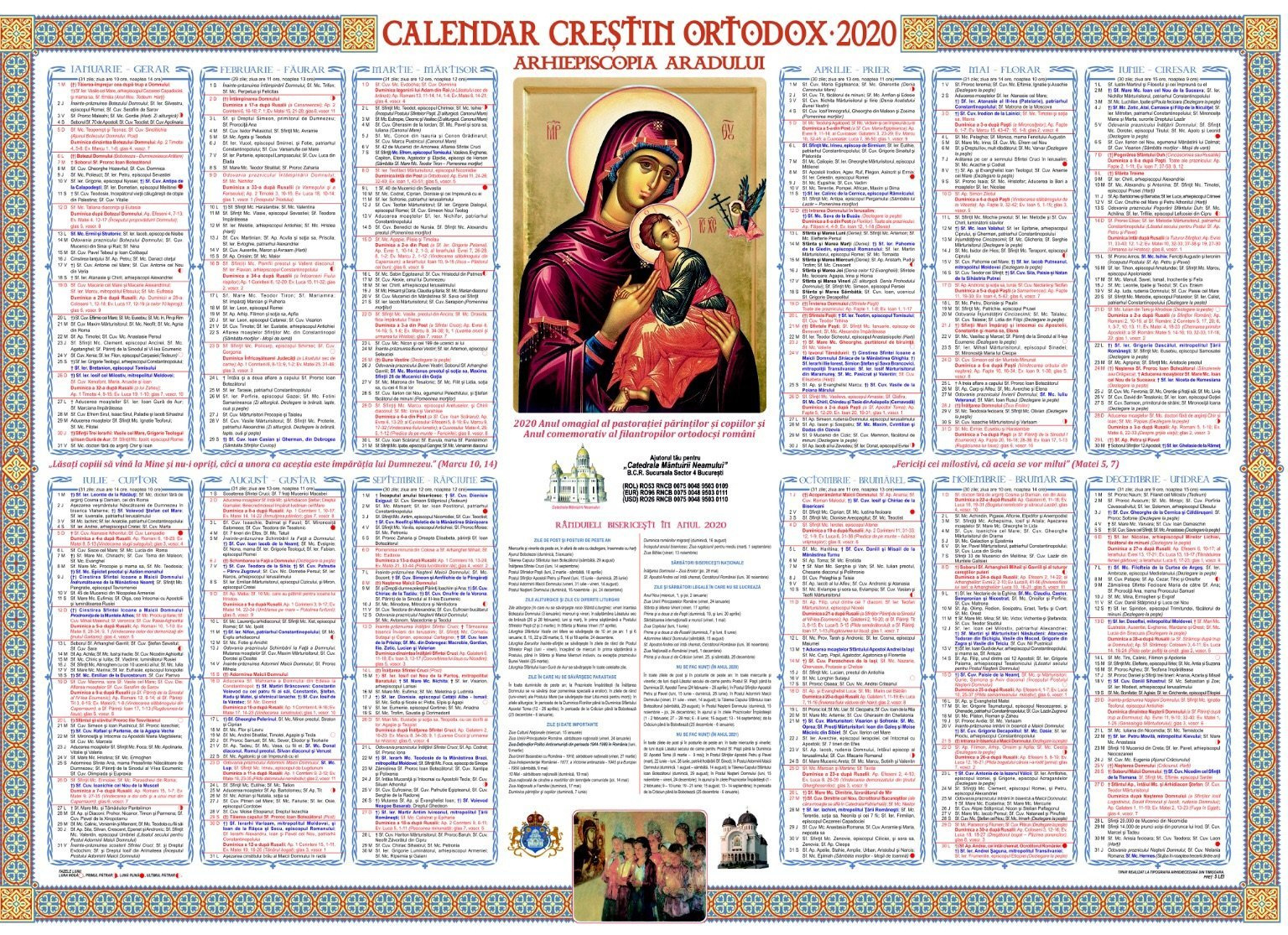 Calendar Ortodox August 2025 🤲 · Calendar Ortodox Român with Calendar Ortodox 2025 August