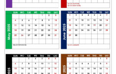 March To August 2025 Calendar Printable Pdf | Six Months Calendar regarding August 6Th 2025 Calendar