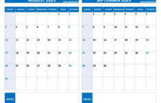 Printable August And September 2025 Calendar – Free Pdf & Jpg inside August And September 2025 Printable Calendar