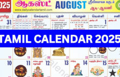 Tamil Calendar 2025 August | August 2025 Tamil Calendar | Tamil with regard to Tamil Calendar August 2025