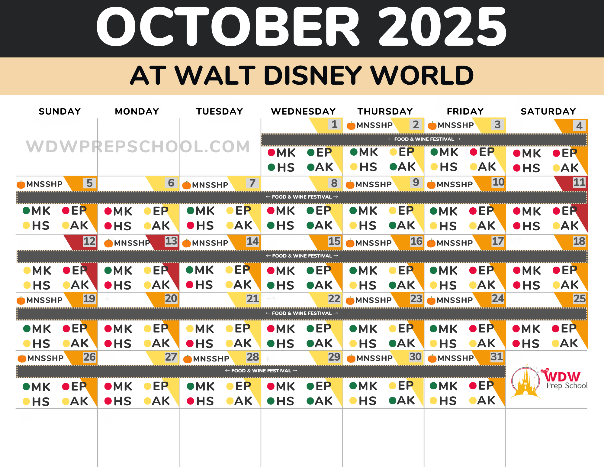 2025 &amp;amp; 2026 Disney World Crowd Calendar (Best Times To Go) intended for Disney October 2025 Crowd Calendar
