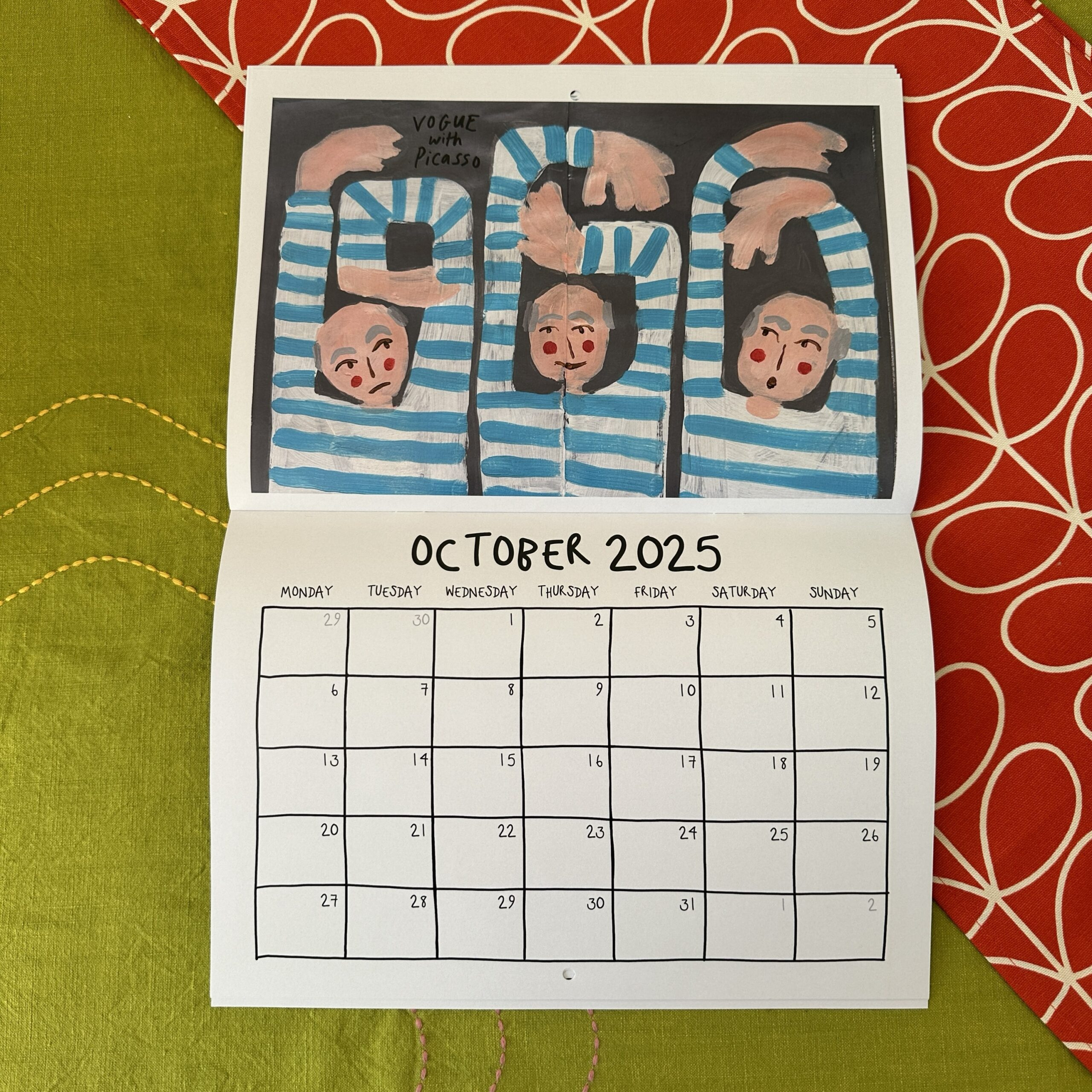 2025 Calendar - Sarah Smalldon regarding October Calendar 2025 Drawing Ideas