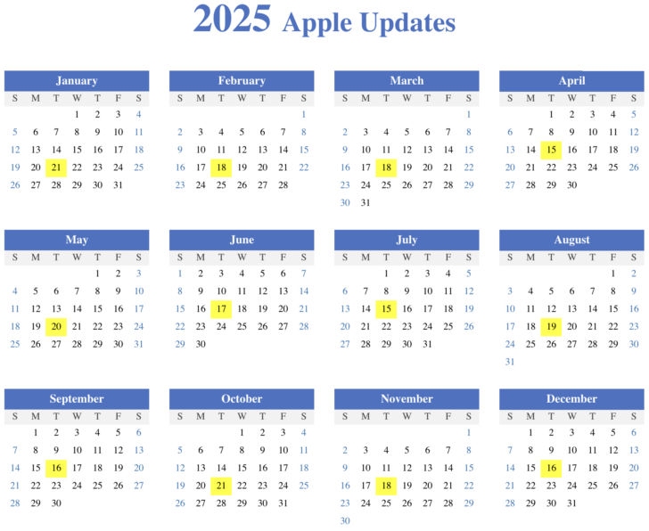 October 2025 Apple Calendar