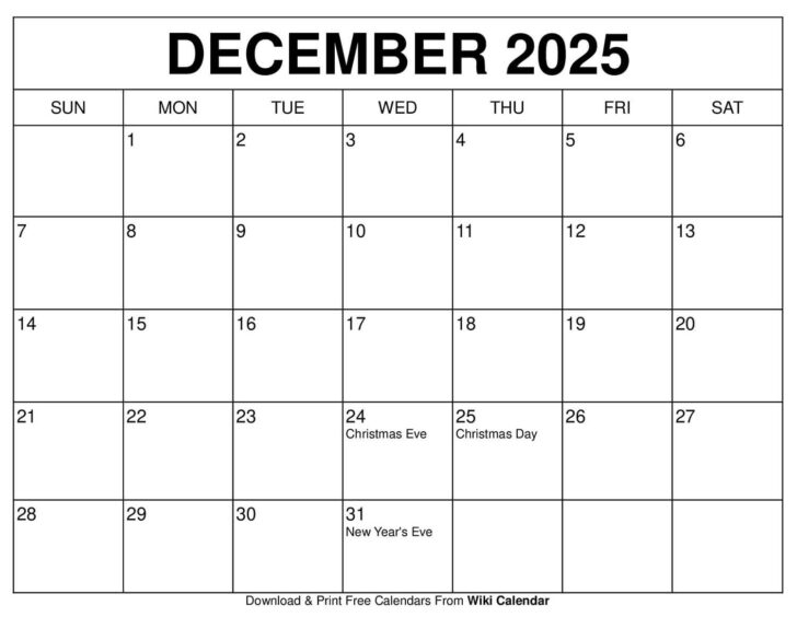 October November December 2025 Calendar Printable Free