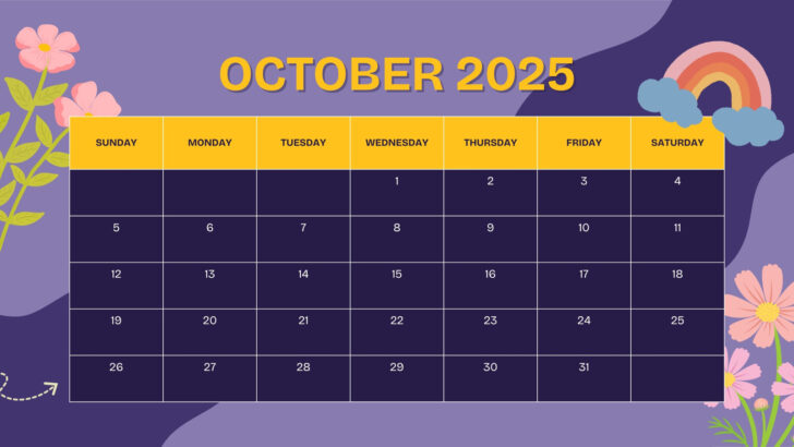 Show Me an October 2025 Calendar