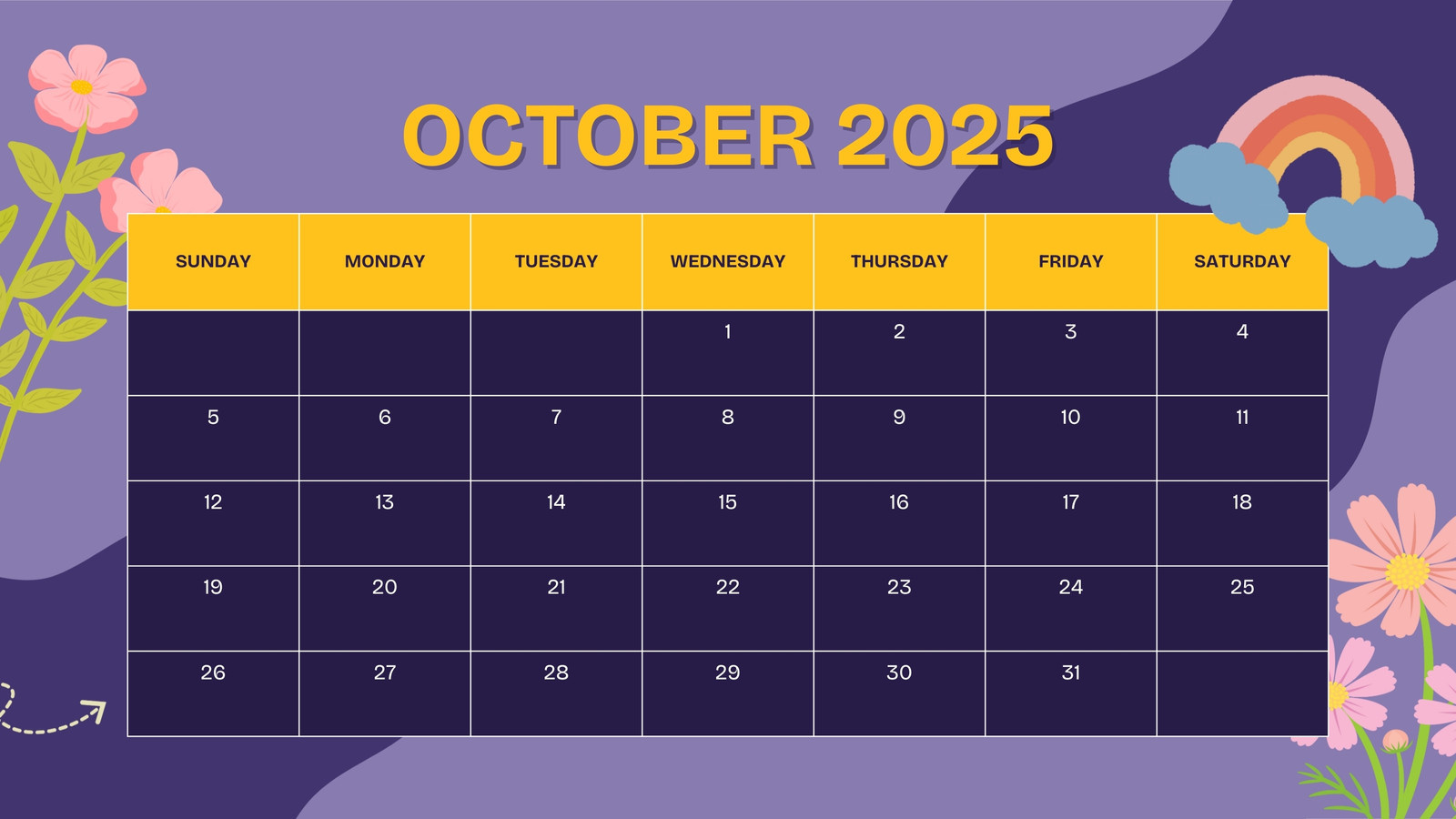 Free October 2025 Calendar Templates To Customize | Canva regarding Show Me an October 2025 Calendar
