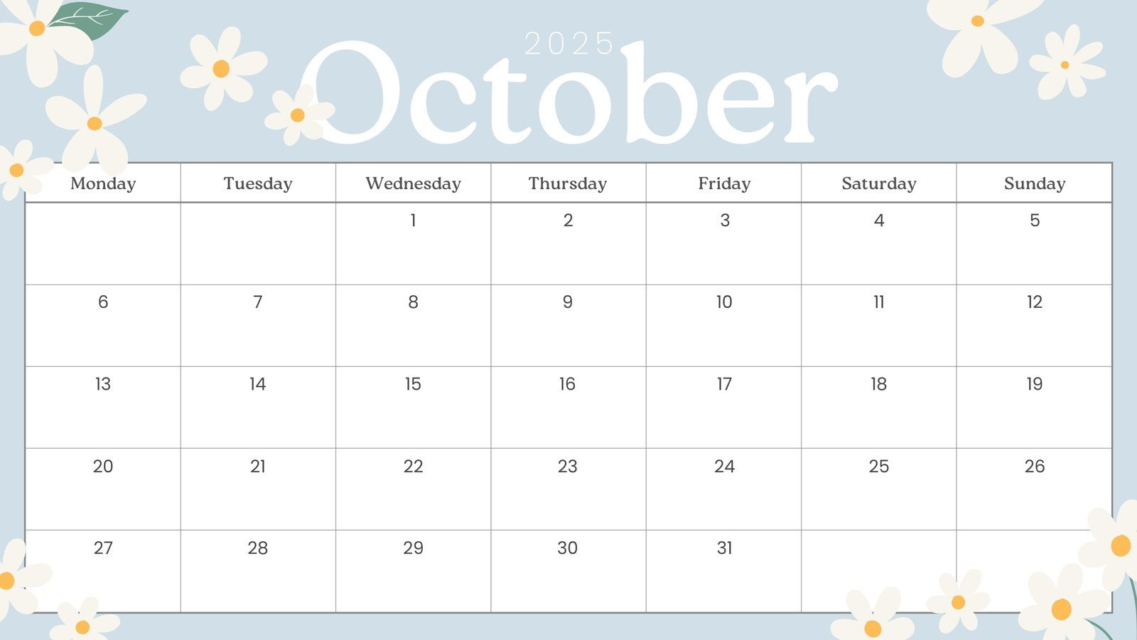 Free October 2025 Calendar Templates To Customize | Canva with regard to October Calendar 2025 Printable Cute