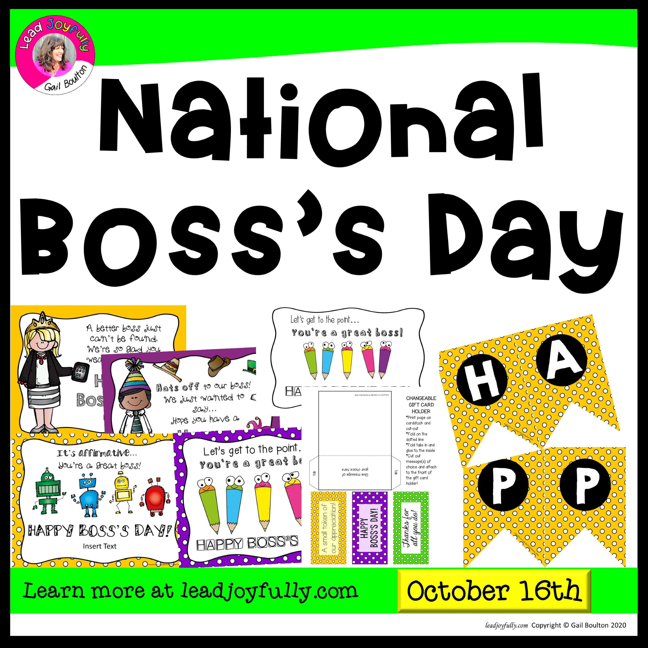 National Boss&amp;#039;S Day (October 16, 2025) in October 16Th National Day 2025