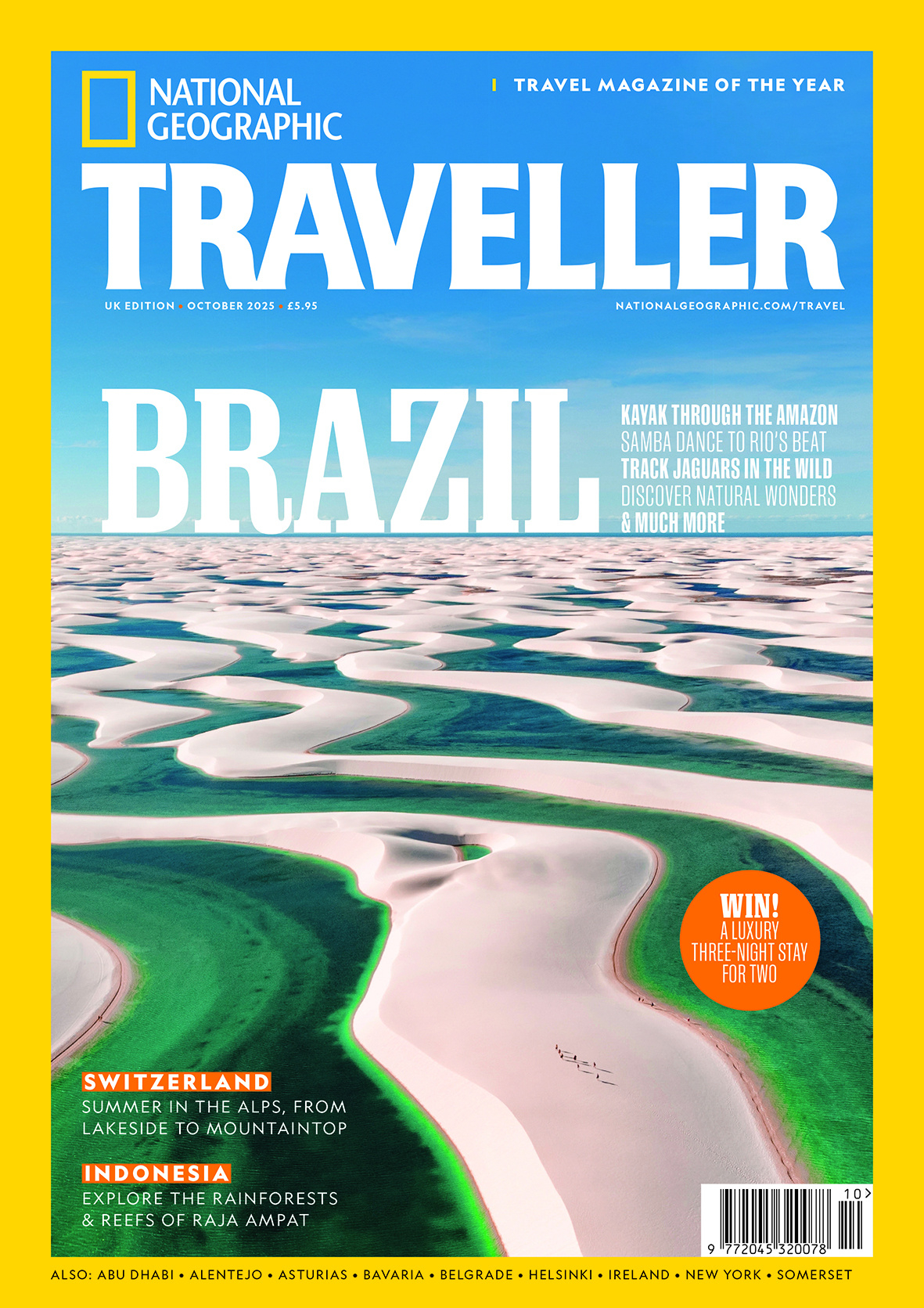 National Geographic Traveller (Uk) October 2025 Issue Available On within National Geographic October 2025