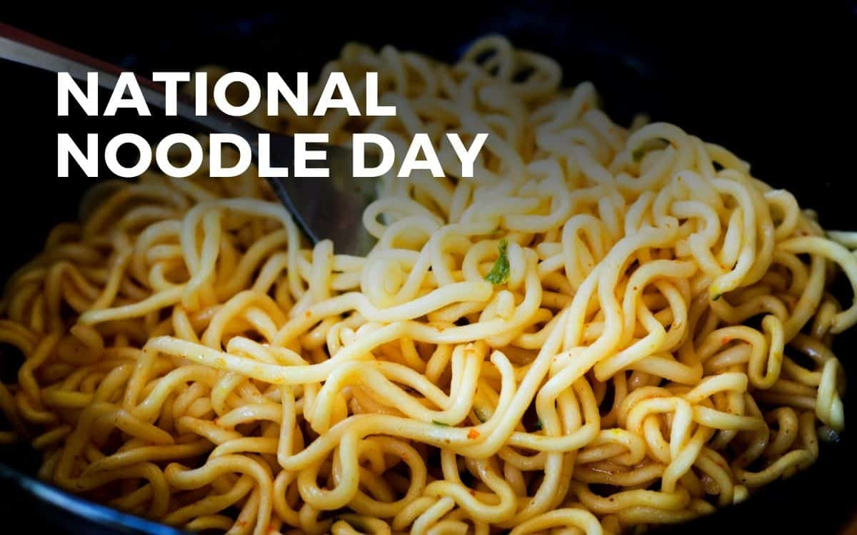 National Noodle Day - October 6, 2024 - Angie Gensler intended for October 6 is National What Day 2025