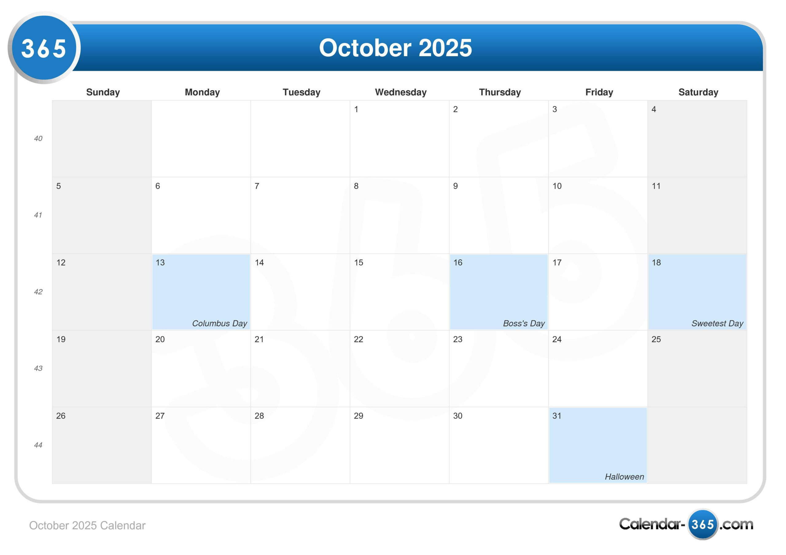 October 2025 Calendar pertaining to Las Vegas Calendar October 2025
