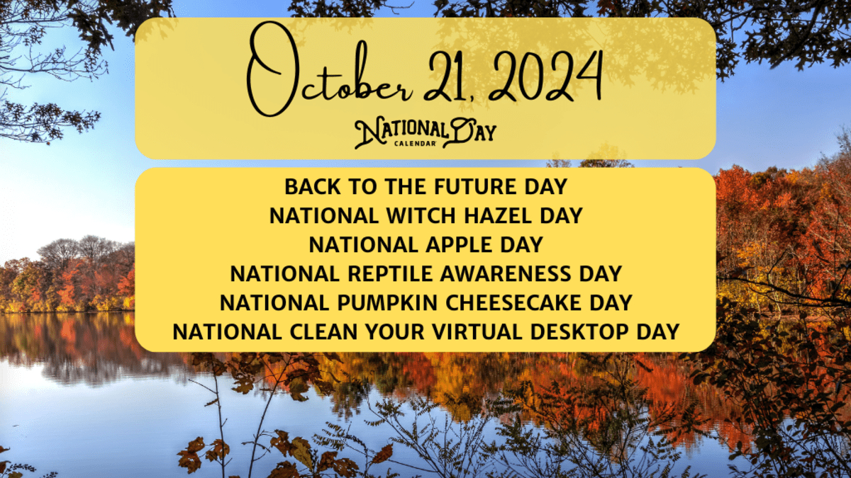 October 21, 2024 | Back To The Future Day | National Witch Hazel within October 21 National Day 2025