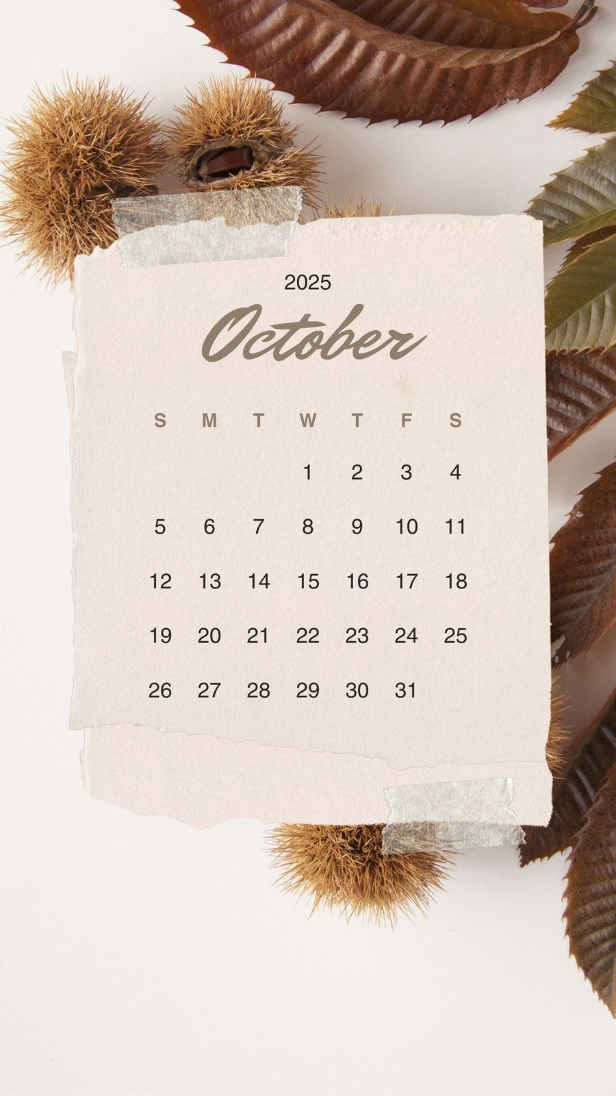 Page 7 - Free And Customizable October Templates for Calendar 2025 October Story