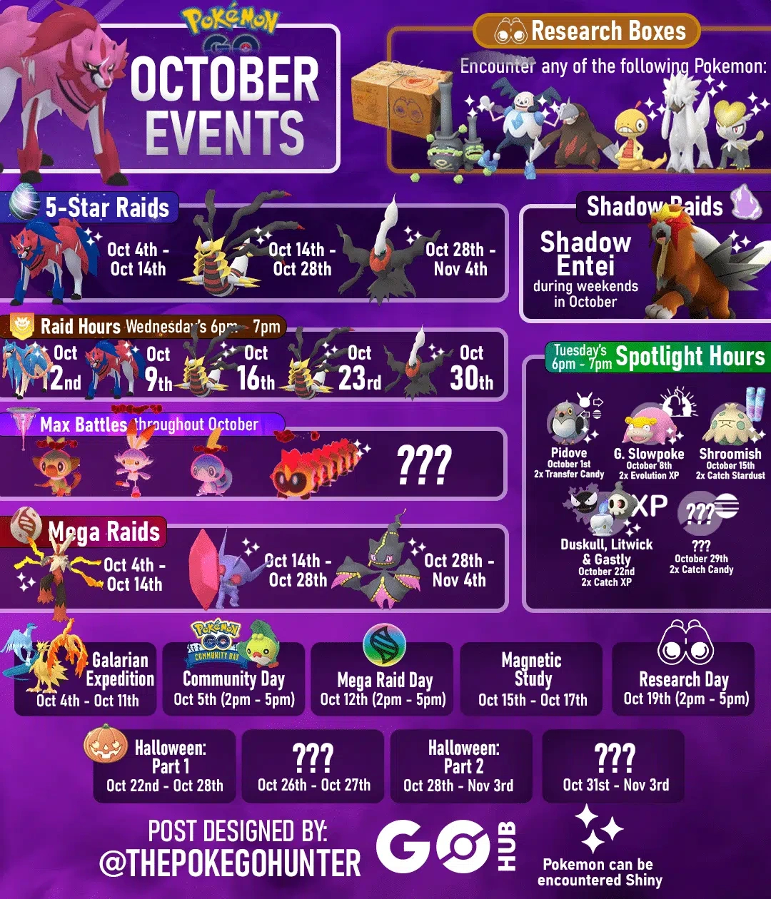 Pokémon Go October 2024 Event Guide - The Game Haus regarding Pokemon Go October Calendar 2025