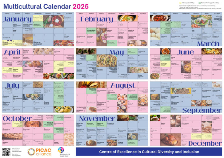October Diversity Calendar 2025