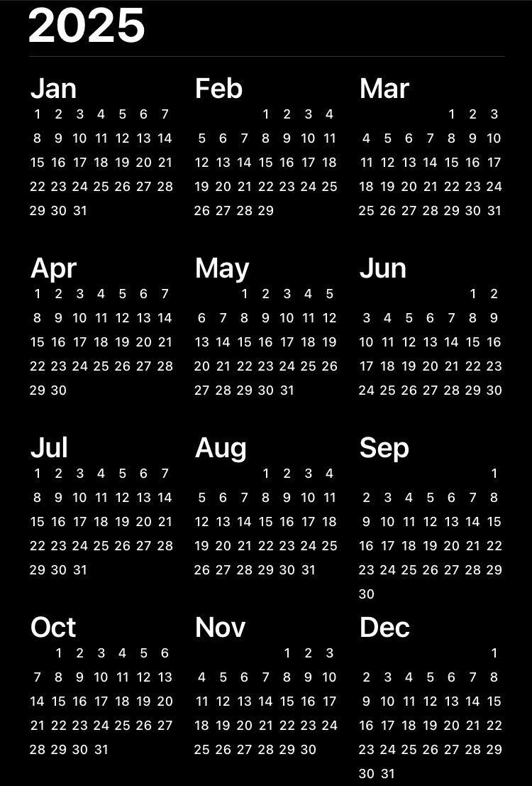 This Is My Iphone Calendar For 2025… Bc : R/Mildyinteresting throughout October 2025 Apple Calendar