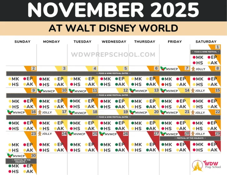 Disneyland Calendar November 2025 Disneyland Calendar November 2025