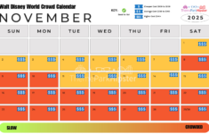 2025 Epcot Crowd Calendar: Your Best Days To Go This Year regarding Magic Kingdom Crowd Calendar November 2025
