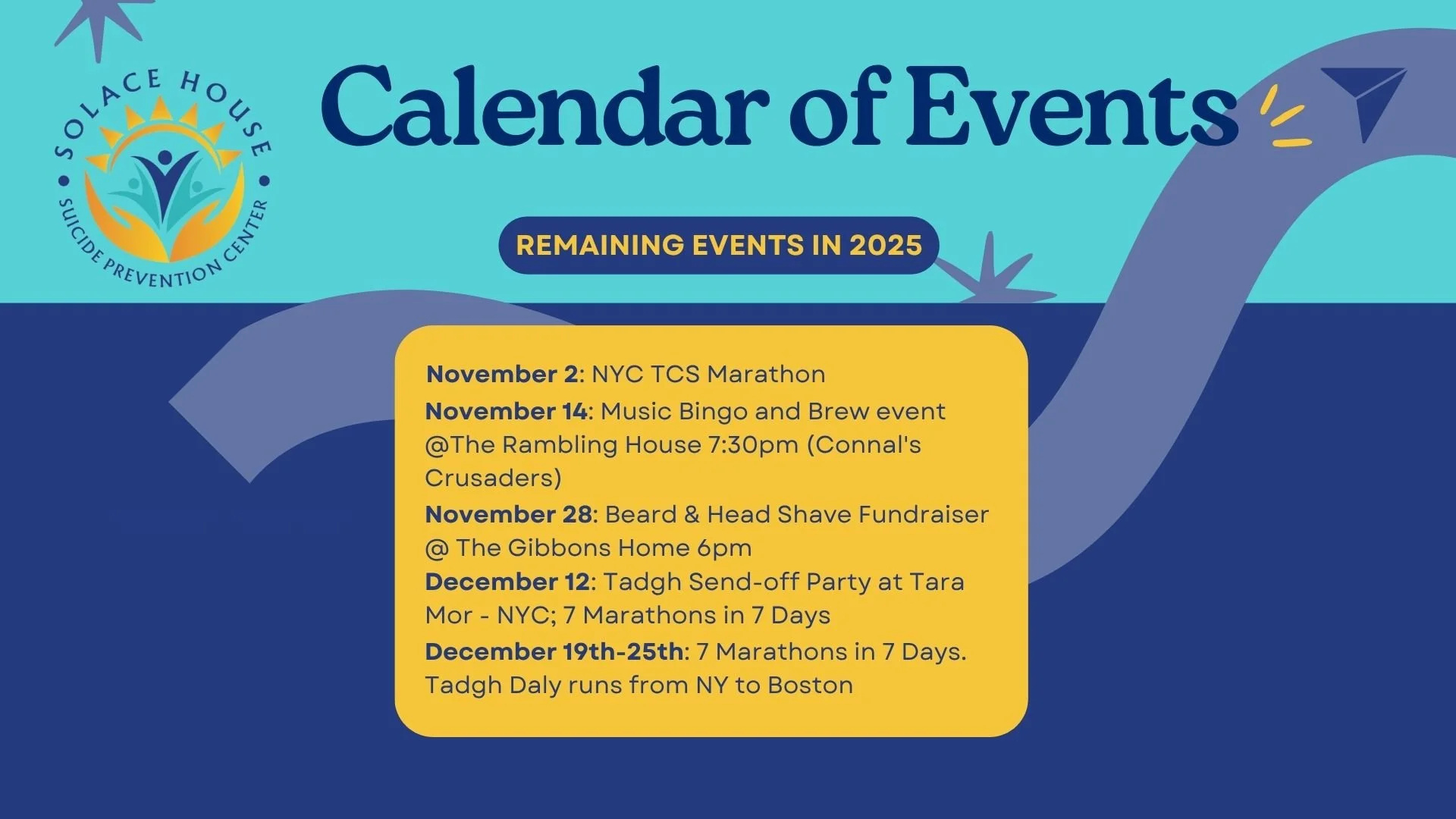 Calendar — Solace House for Nyc Calendar Of Events November 2025