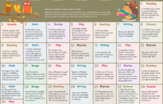 Early Literacy Activities — November 2025: Activities, Books, And pertaining to November Fun Calendar 2025