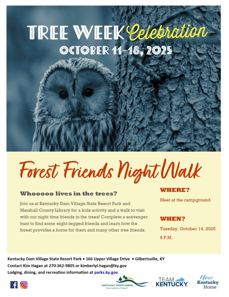 Events - Kentucky State Parks in National Tree Week November 2025
