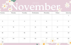 Free And Printable November 2025 Calendar Templates | Canva intended for Show the Calendar For November 2025