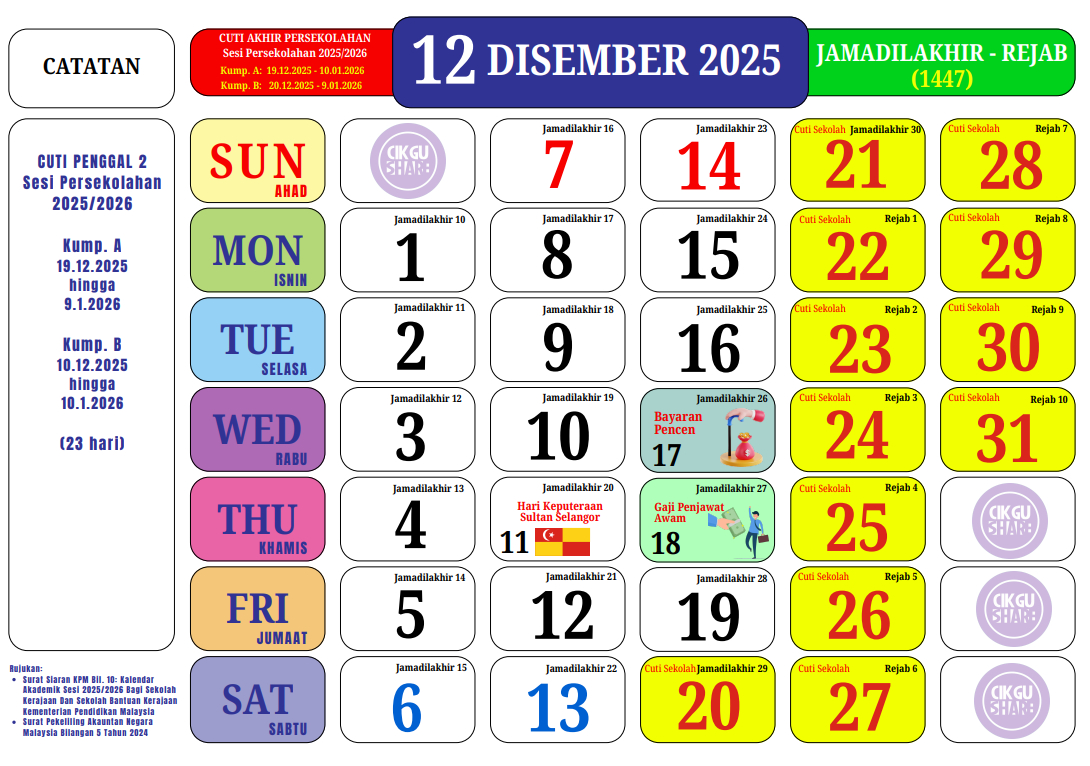 Kalendar Kuda 2025: Tarikh Cuti Umum Di Malaysia with Calendar Kuda November 2025