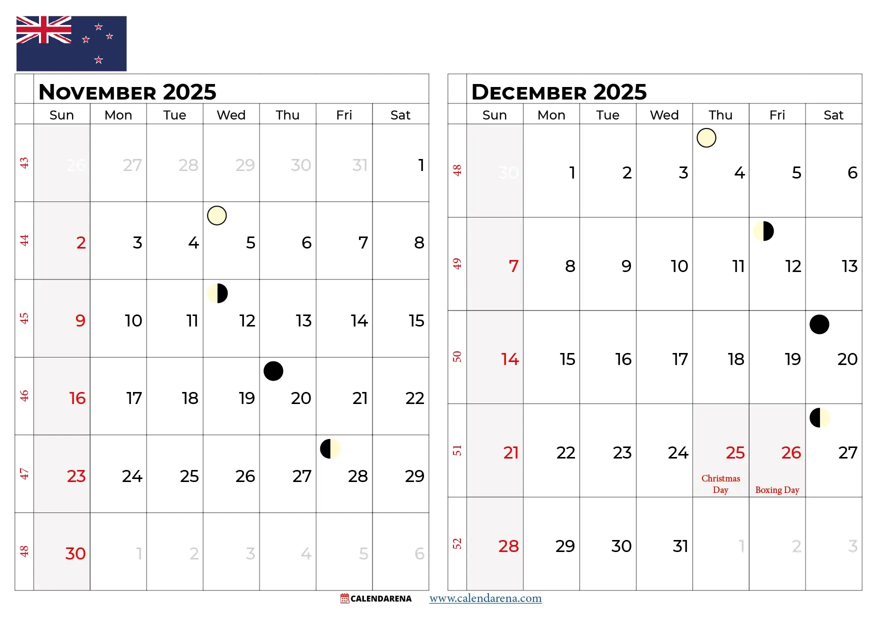 November 2025 Calendar Nz: Complete Planning Guide throughout November 2025 Calendar NZ