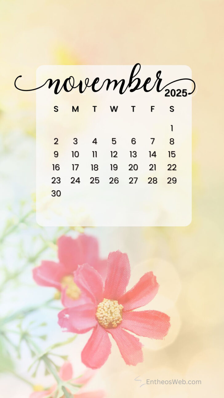 November 2025 Iphone Calendar Wallpaper November 2025 Iphone Calendar Wallpaper
