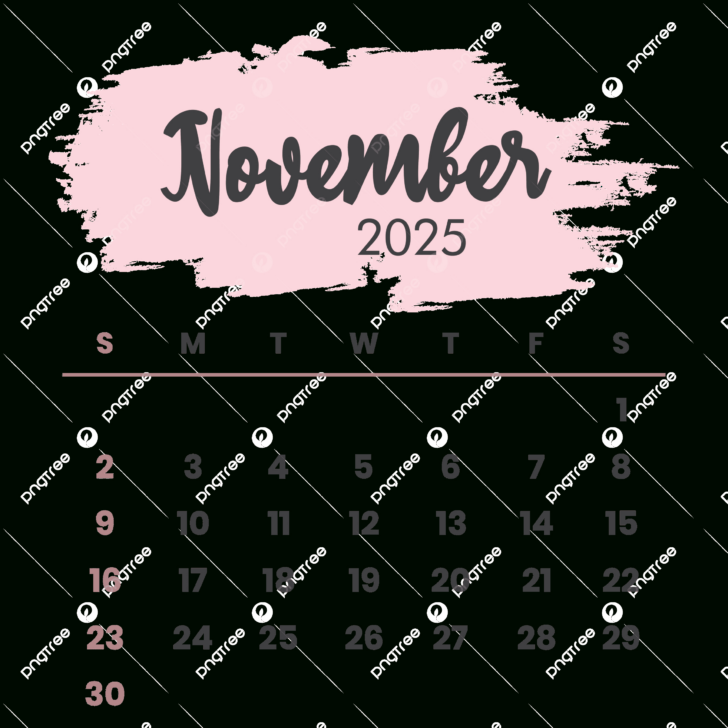 Earning Calendar November 2025