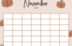 November 2025 Calendars – 107 Free Printables | Printabulls within Printable November 2025 Calendar Page