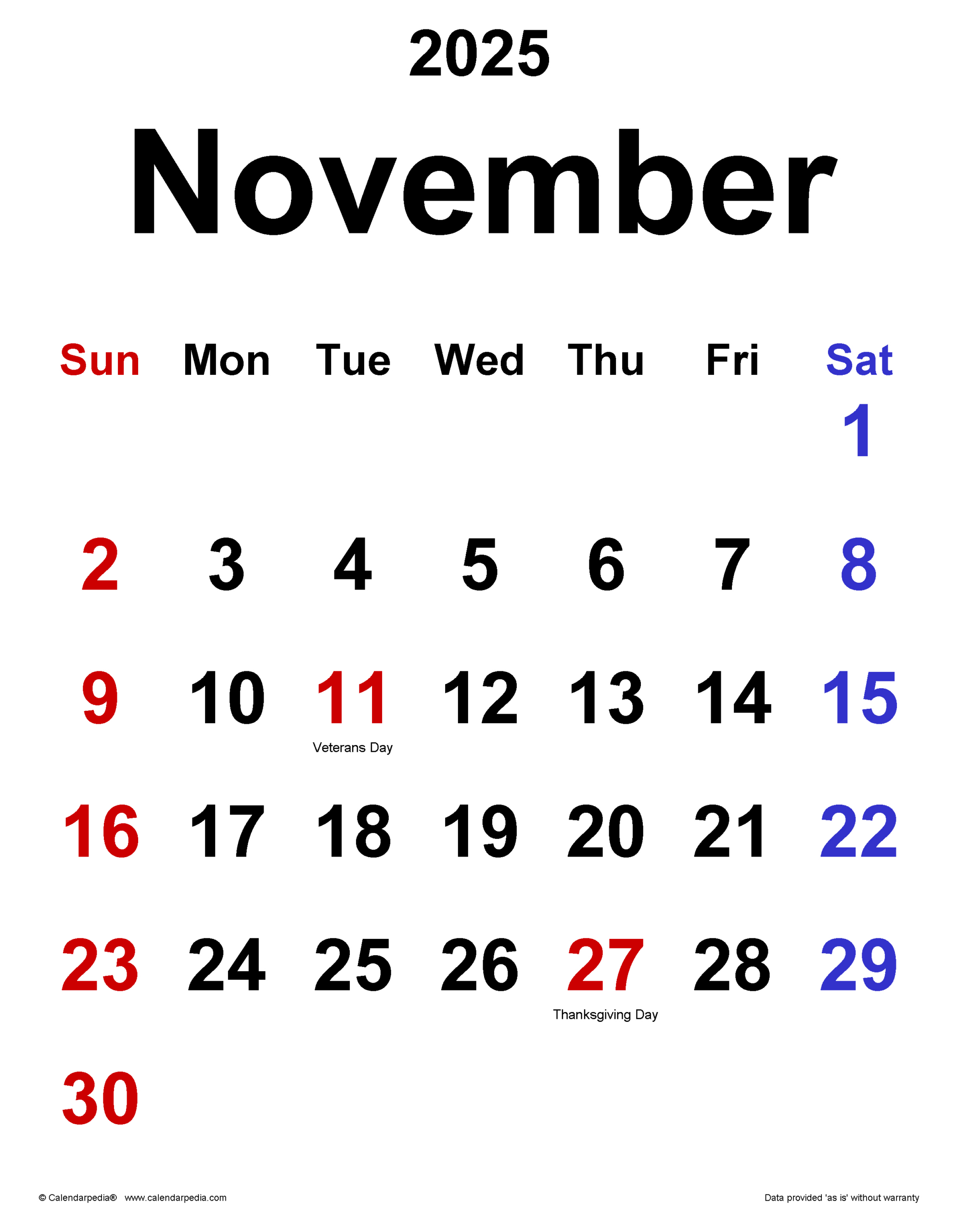November 2025 Calender - School Academic Calendar with regard to Daily Calendar November 2025