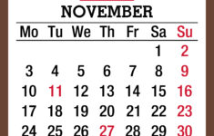November 2025 Monthly Calendar With Holidays, Printable Free regarding Daily Calendar November 2025