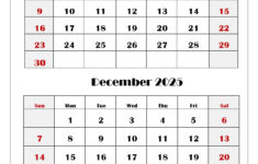 November And December 2025 Calendar Printable Pdf | Two Months regarding November December January Calendar Printable 2025