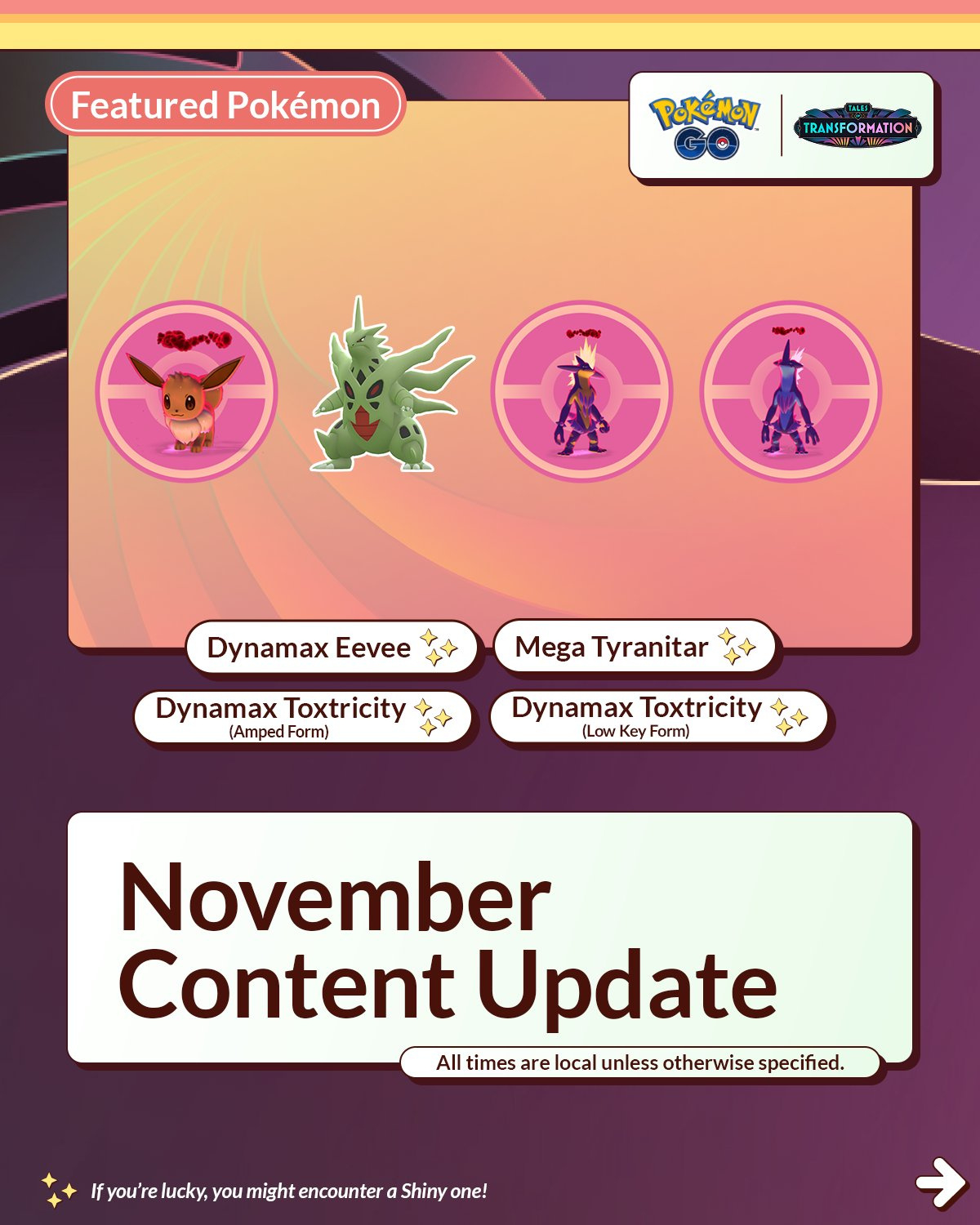 Pokémon Go November 2025 Events | Pokémon Go Hub with regard to November 2025 Calendar Pokemon Go