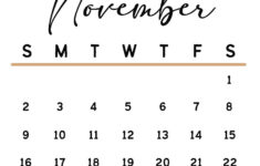 Printable November 2025 Calendars | Free Pdf – Calendarkart for November 20Th 2025 Calendar