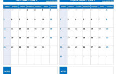 Printable October And November 2025 Calendar – Free Pdf & Jpg within Calendar For October and November 2025