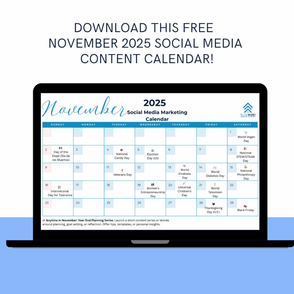 Rooted In Gratitude: November 2025 Social Media Calendar within November Social Calendar 2025