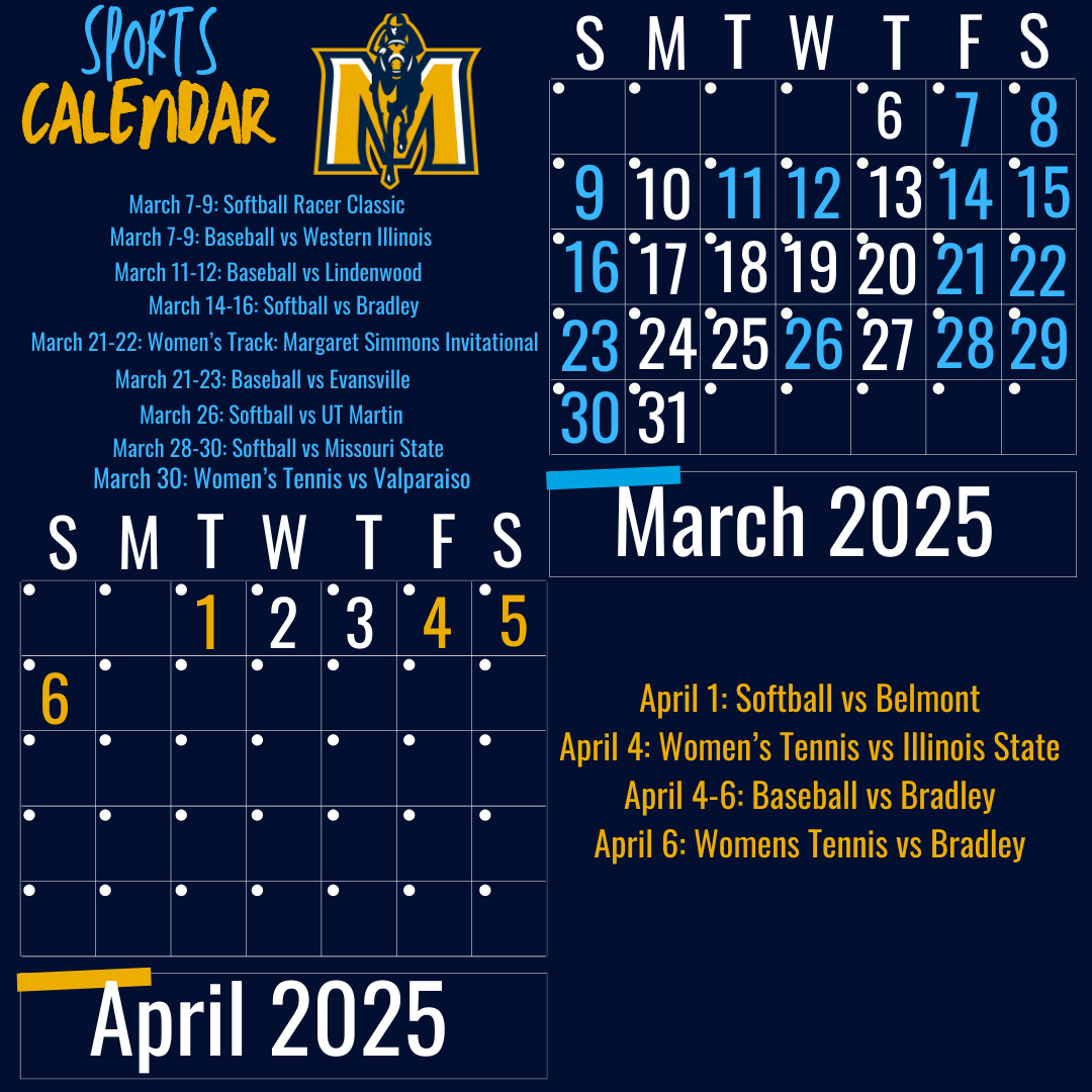 Sports Calendar – The Murray State News in Sports Calendar November 2025