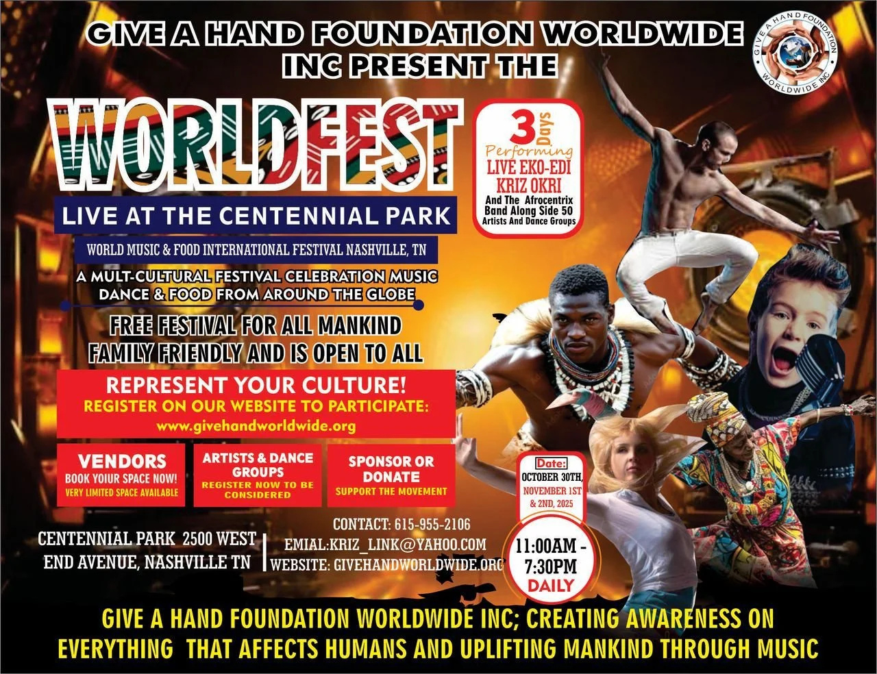 Worldfest | Centennial Park Conservancy for Nashville Calendar Of Events November 2025