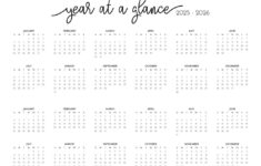 2025-2026 Two Year Calendars – 10 Free Cals | Printabulls in 2025 2026 Calendar Printable Free