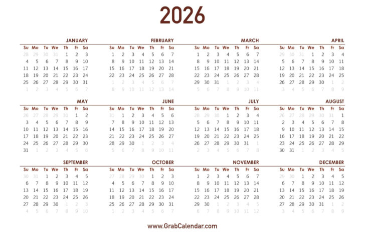 I Need a 2026 Calendar I Need a 2026 Calendar