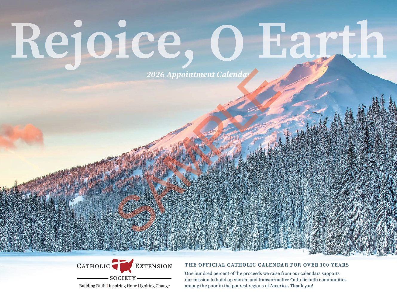 2026 Catholic Calendar - Catholic Extension Society in Catholic Extension Calendar 2026