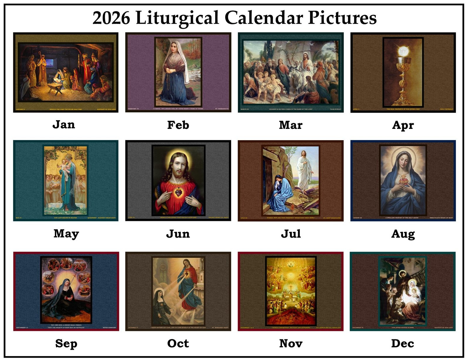 2026 Liturgical Calendar - The Seraphim Company, Inc. for Traditional Liturgical Calendar 2026